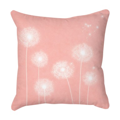 Blush Meadow Wishes Outdoor Cushion