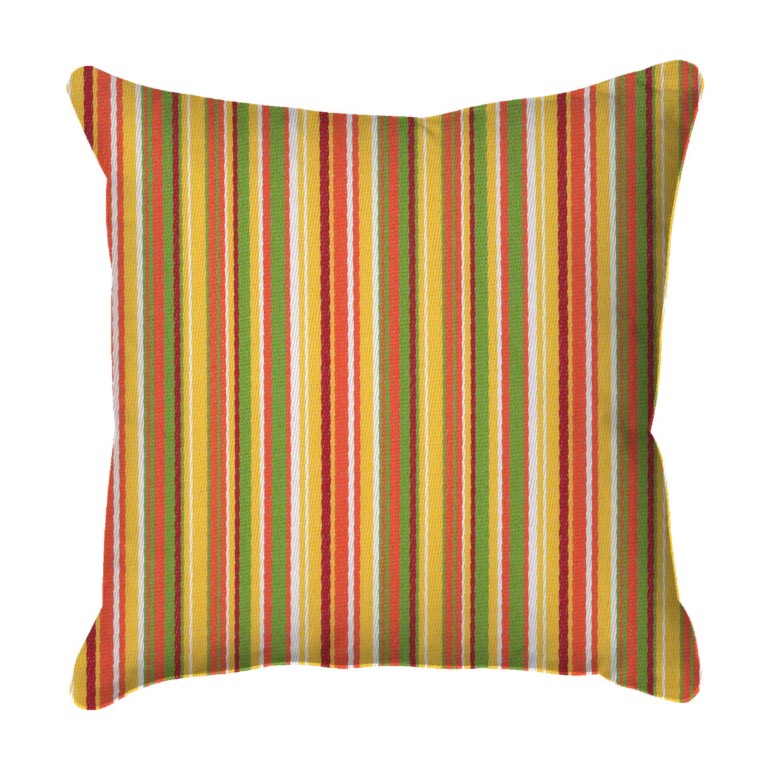 Bray Stripe Yellow Outdoor Cushion