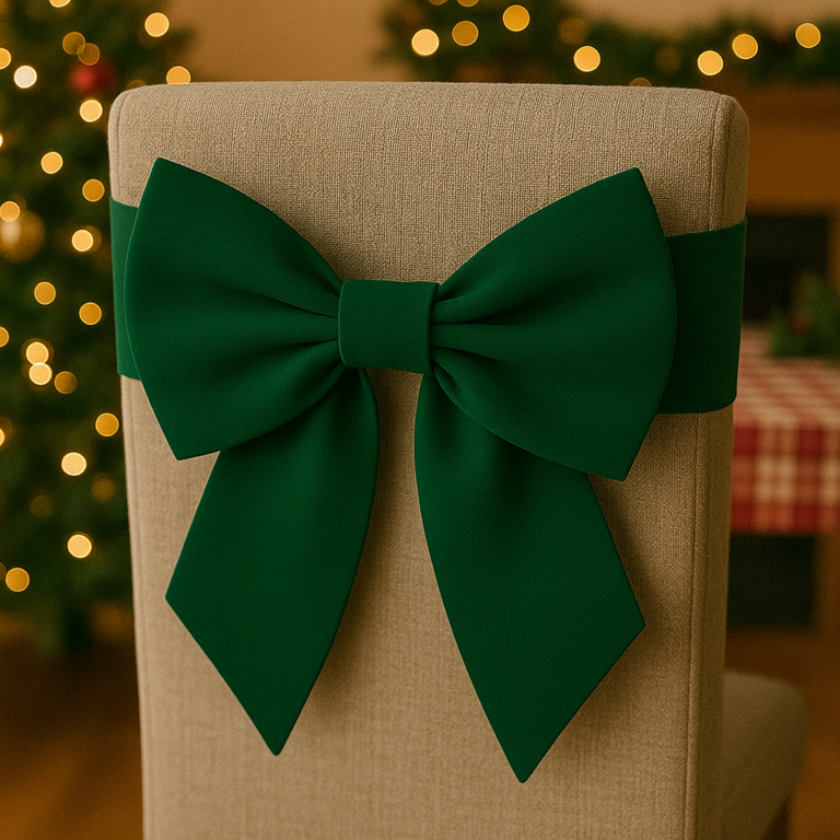 Emerald Green Chair Bow