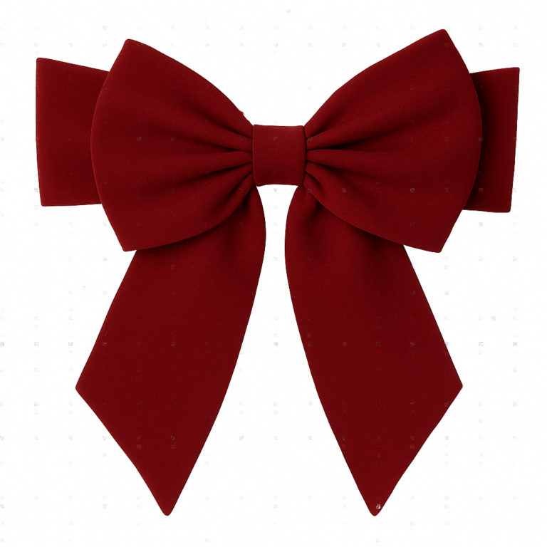 Cherry Red Chair Bow