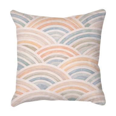 Coastal Rainbow Outdoor Cushion