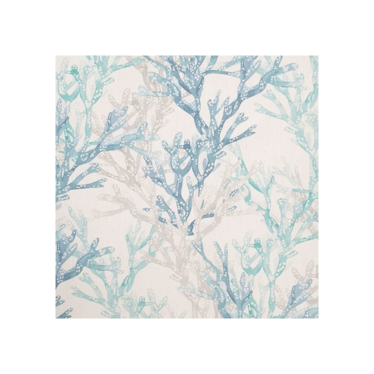 Coral Reef Blue Outdoor Cushion