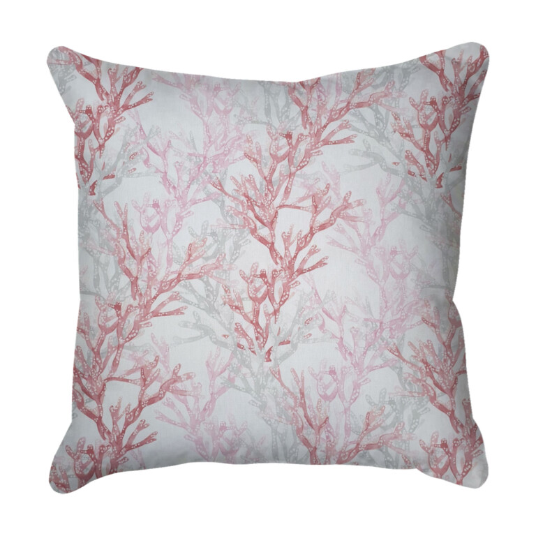 Coral Reef Pink Outdoor Cushion