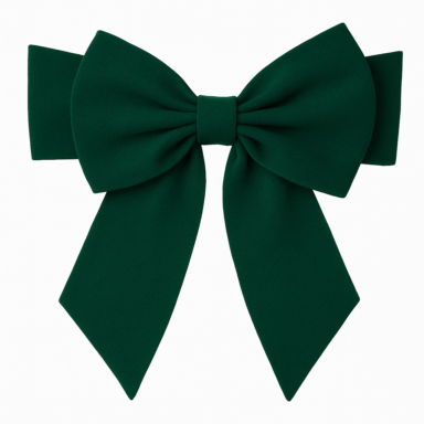 Emerald Green Chair Bow