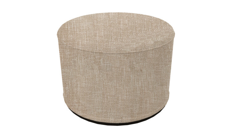 Bling Silver Indoor Pouffe