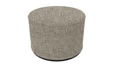 Hessian Slate Indoor Pouffe