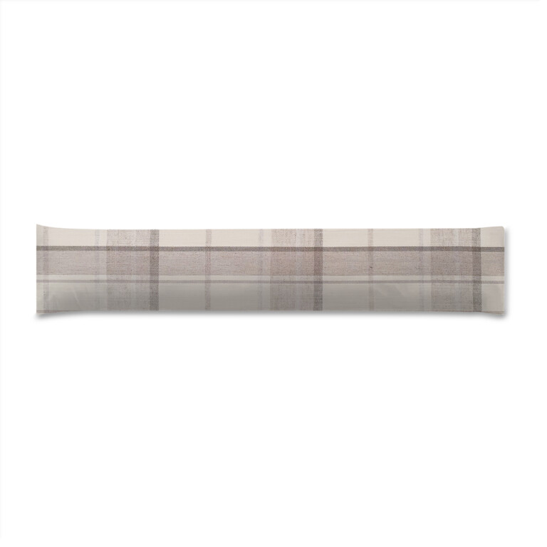 Laura Ashley Highland Check Dove Grey Draught Excluder