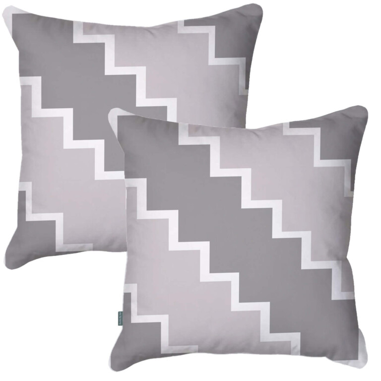 Modern Zig Zag Grey