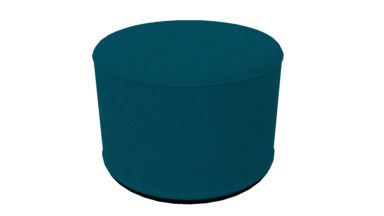 Meadow Navy Indoor Pouffe