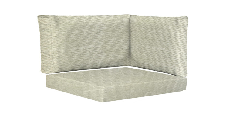 Indoor Corner Rectangle Base and Back Cushions