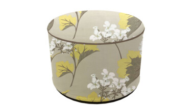 Laura Ashley Milwood Camomile Outdoor Pouffe