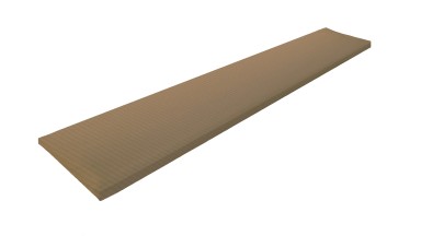 Oakley Taupe Outdoor Bench Pad