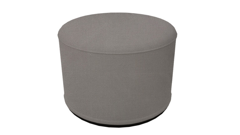 Oakley Grey Outdoor Pouffe