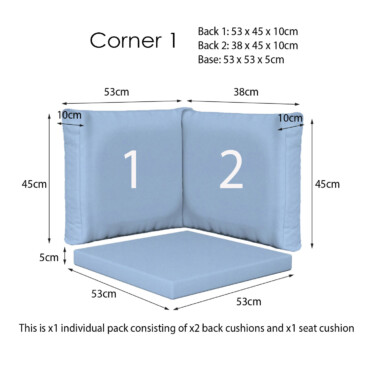 Oakley Sky Corner Sets