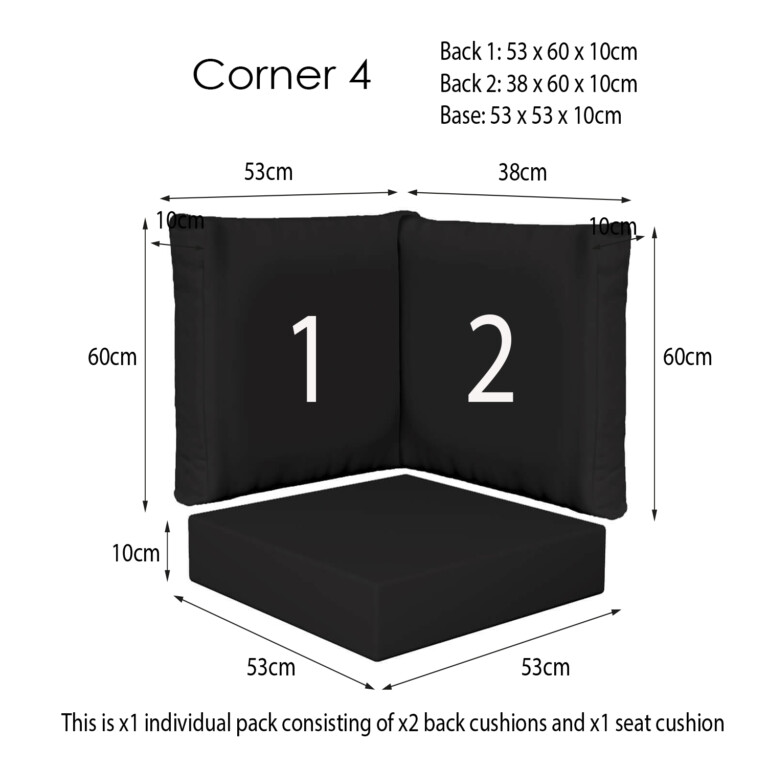 Oakley Black Corner Sets