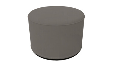 Panama Pewter Indoor Pouffe