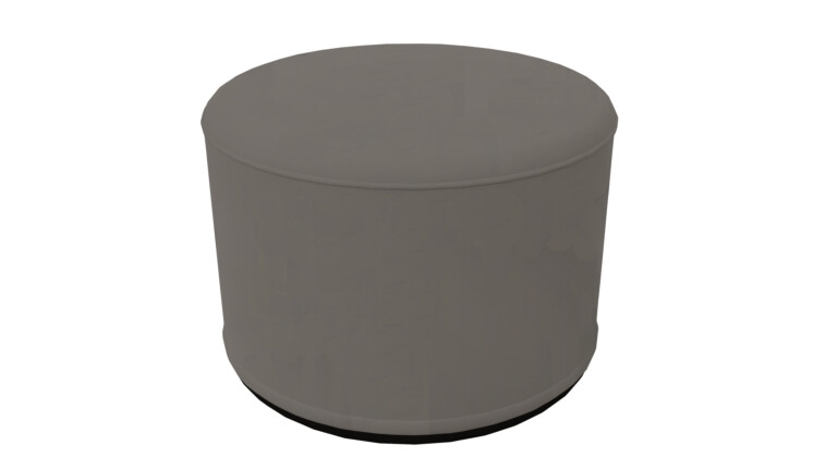 Aston Ivory Indoor Pouffe