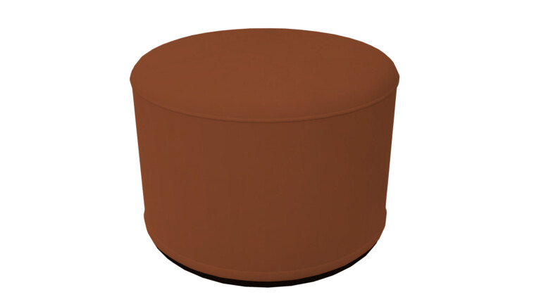 Aston Ivory Indoor Pouffe