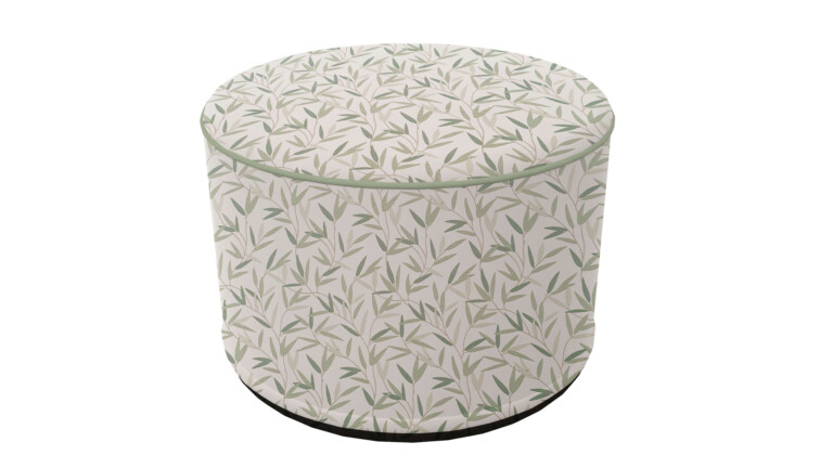 Laura Ashley Willow Leaf Hedgerow Indoor Pouffe
