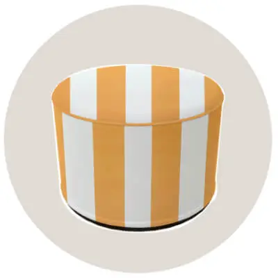 Outdoor Laura Ashley pouffe