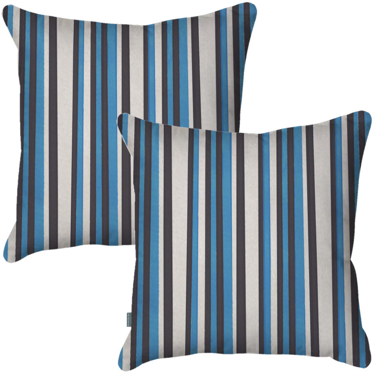 Riga Blue Outdoor Cushion 2 Pack