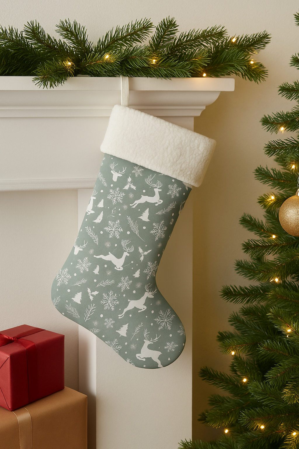 Red Tartan Tree Skirt