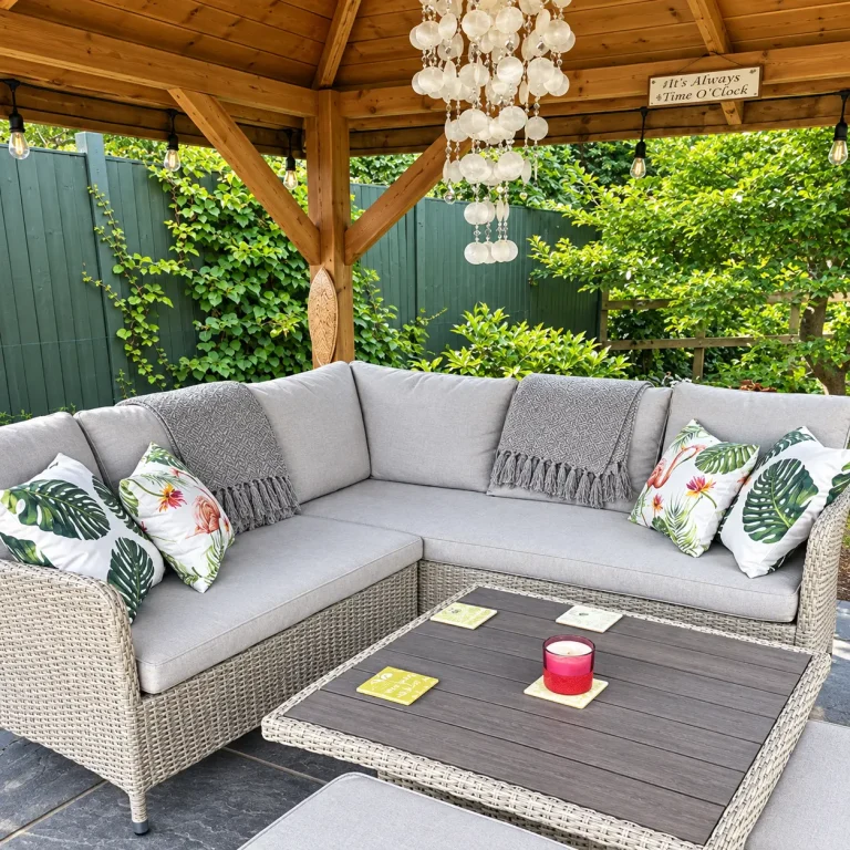 Serene Rustic Gazebo