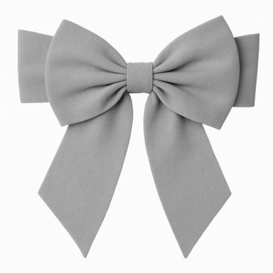 Silver Chair Bow