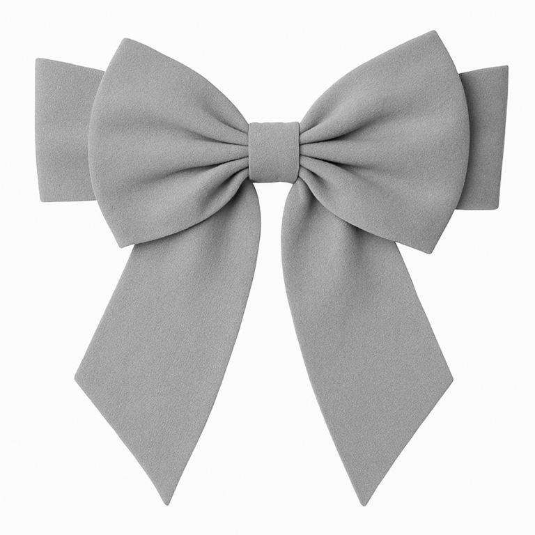 Silver Chair Bow