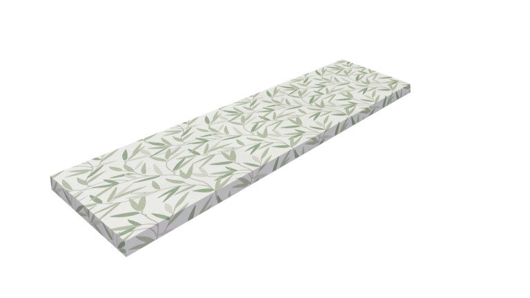 Laura Ashley Willow Leaf Hedgerow Bench Pad