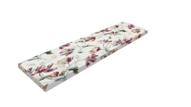 Laura Ashley Gosford Cranberry Outdoor Bench Pad