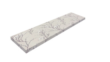 Laura Ashley Pussy Willow Dove Grey Bench Pad