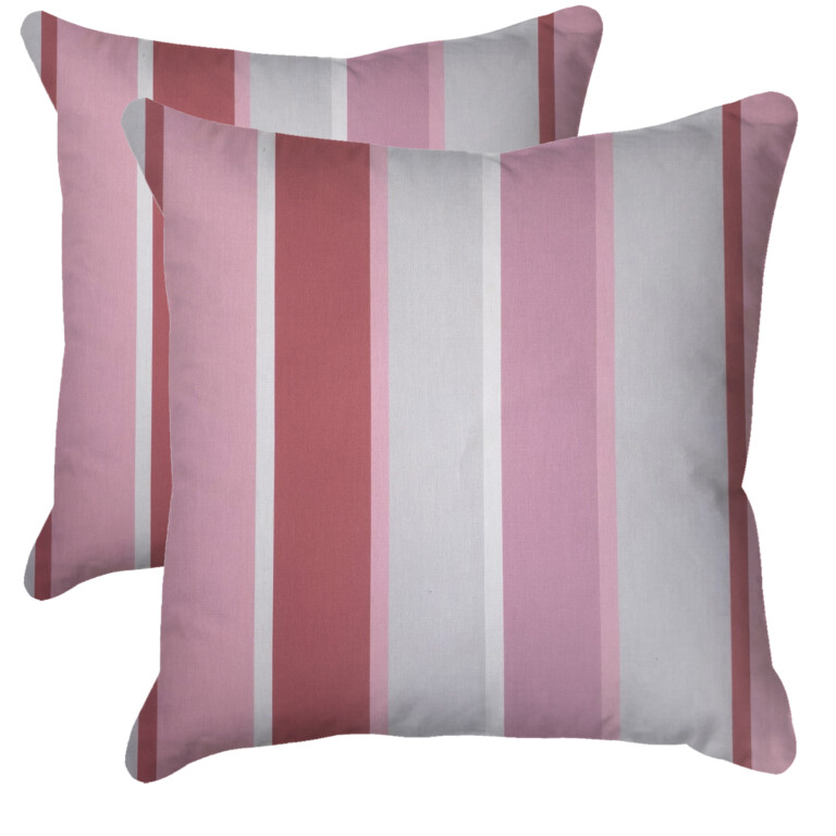 Starn Stripe Pink Outdoor Cushion