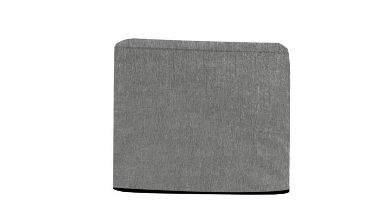 Metropolis Grey Indoor Pouffe