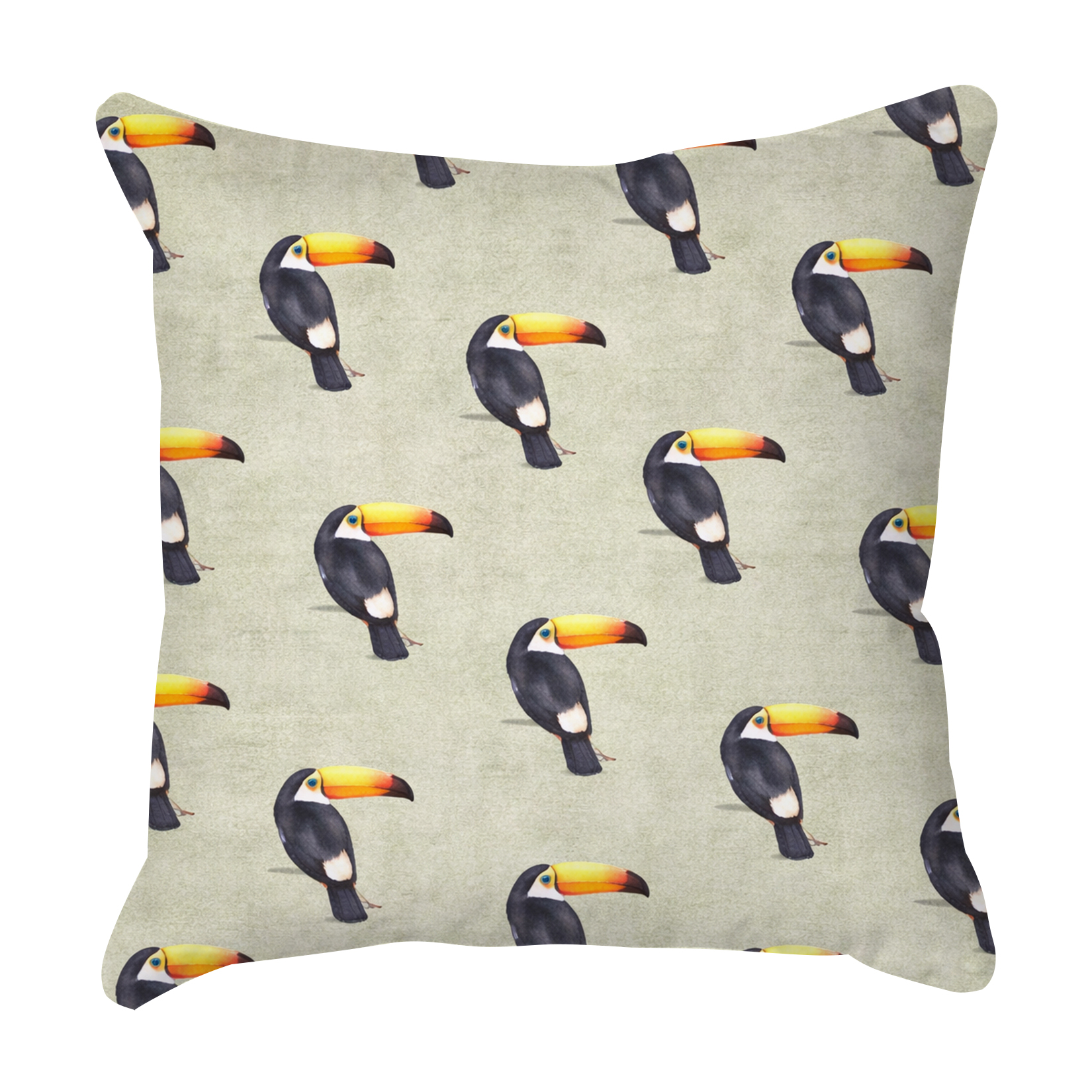 Tropical Toucan Outdoor Cushion