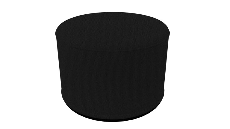 Ventura Black Outdoor Pouffe