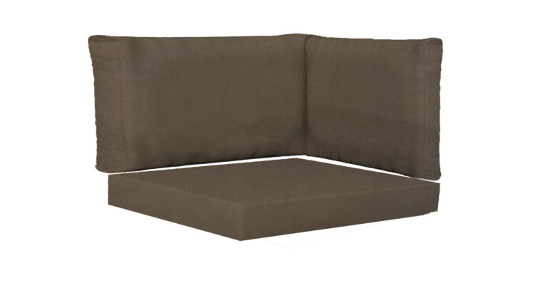 Indoor Corner Rectangle Base and Back Cushions