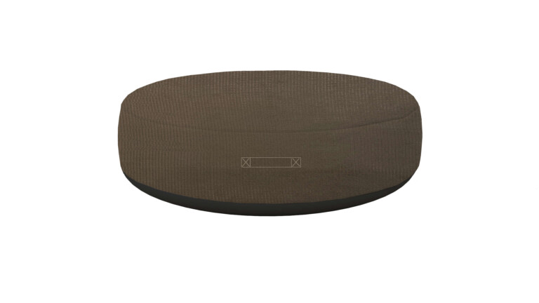 Indoor Surrey Mink Floor Cushion