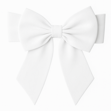 White Chair Bow