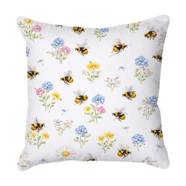 Wildflower & Bee Meadow Outdoor Cushion