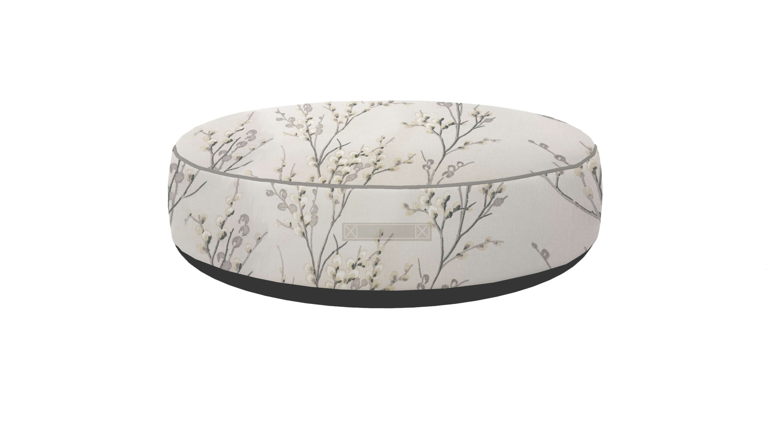 Laura Ashley Pussy Willow Cushion Cover – Dove Grey Linen Blend – Various Sizes