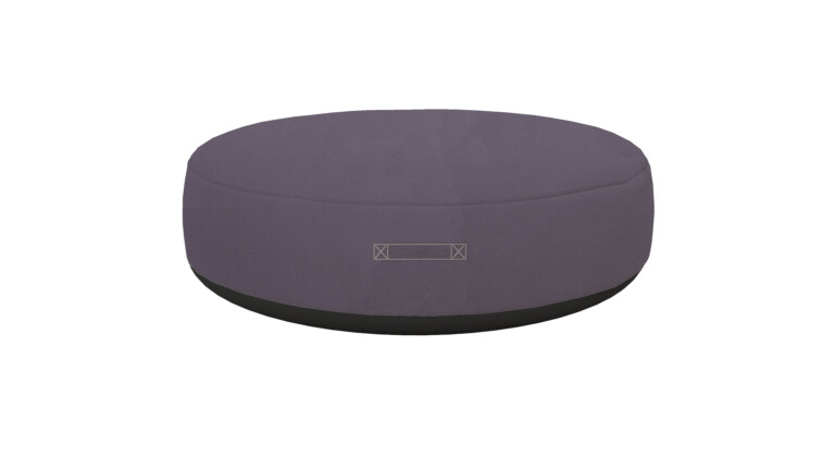 Oakley Purple Floor Cushion