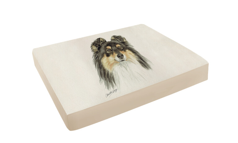 Long Hair Tri Chihuahua Pet Bed